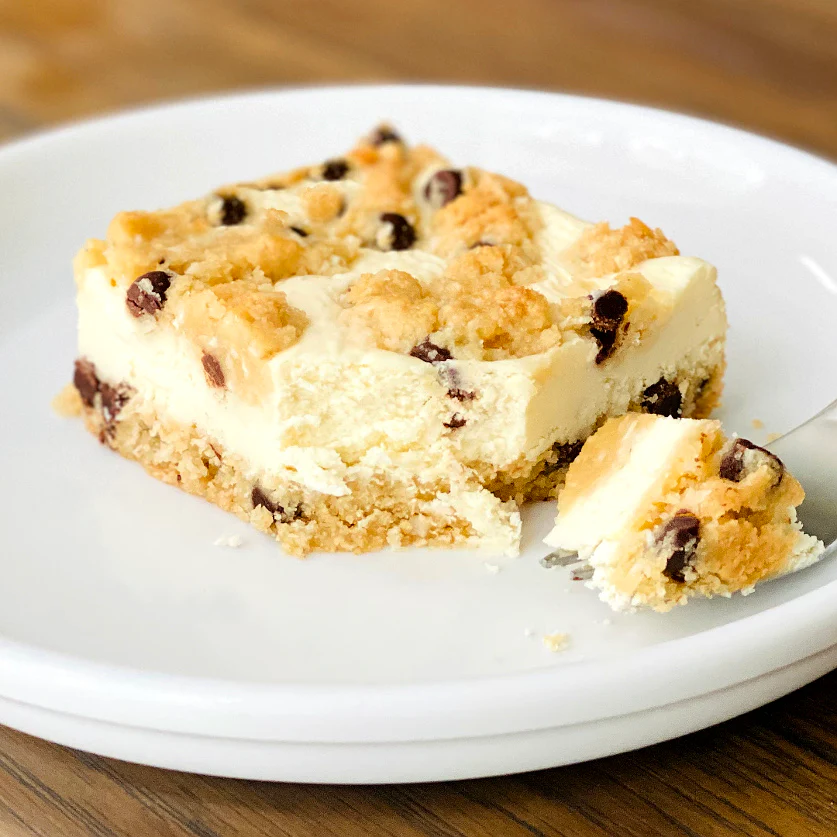Sugar Free & Keto Friendly * Chocolate Chip Cheesecake Bars - Image 2