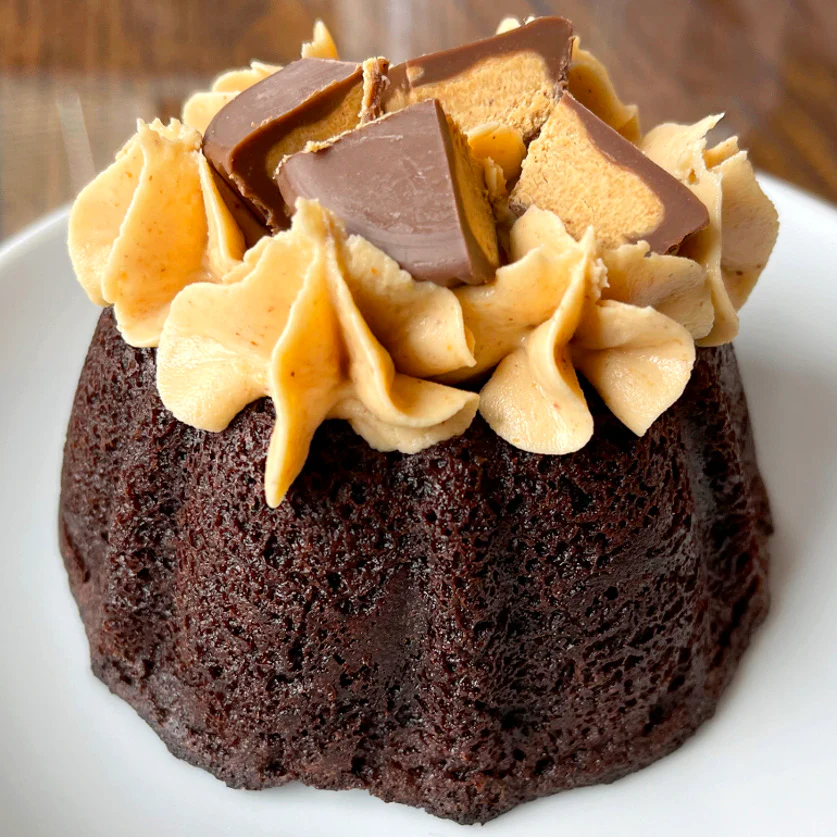 Sugar Free & Keto Friendly * Peanut Butter Cup Bundt Cake