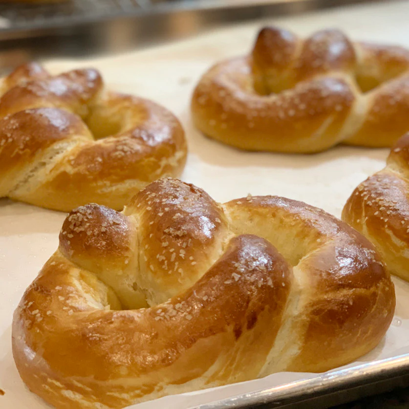 Garlic, Herb, & Parmesan Soft Pretzel - Large - Image 4