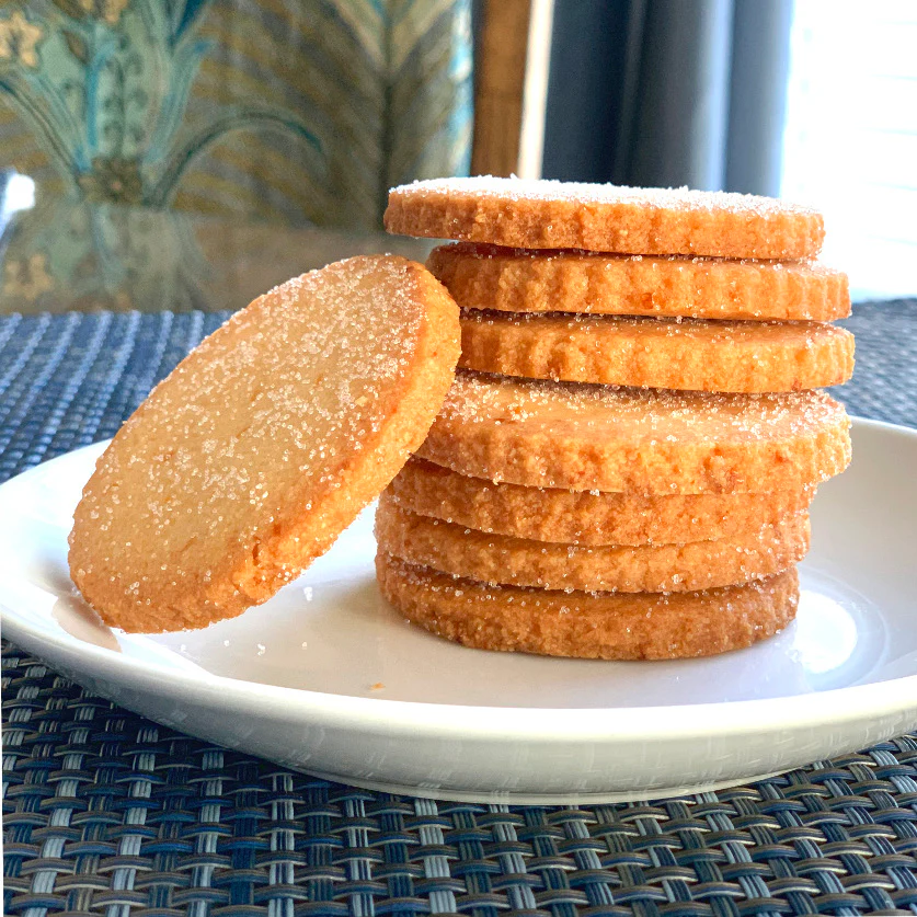 Lemon Shortbread Cookies * Sugar Free & Keto Friendly